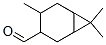 4,7,7-trimethylbicyclo[4.1.0]heptane-3-carbaldehyde