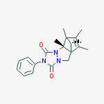 (4AR,5S,7AR,10S)-4A,5,6,7,10-PENTAMETHYL-2-PHENYL-4A,5-DIHYDRO-1H-5,7A-METHANOCYCLOPENTA(3,4)PYRAZOLO(1,2- A)(1,2,4)TRIAZOLE -1,3-DIONE