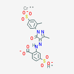 CHROMATE(1-),(2-((4,5-DIHYDRO-3-METHYL-1-(2-METHYL-4-SULFOPHENYL)-5-OXO-1H-PYRAZOL-4-YL)AZO)-4-SULFOBENZOATO(4-))-,HYDROGEN