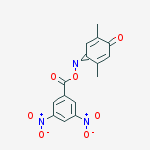 [(2,5-dimethyl-4-oxocyclohexa-2,5-dien-1-ylidene)amino] 3,5-dinitrobenzoate