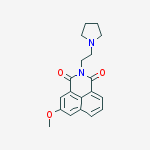 5-METHOXY-2-(2-(PYRROLIDIN-1-YL)ETHYL)-1H-BENZO[DE]ISOQUINOLINE-1,3(2H)-DIONE