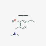 2-tert-butyl-6-[(dimethylamino)methyl]-3-(propan-2-yl)phenol