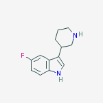 5-fluoro-3-(piperidin-3-yl)-1H-indole