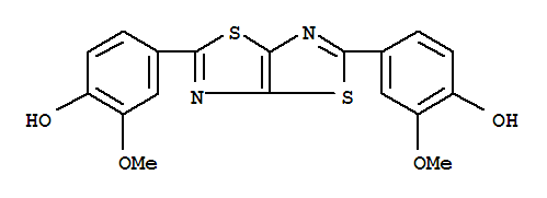 (4Z,4'E)-4,4'-(3,6-dihydro[1,3]thiazolo[5,4-d][1,3]thiazole-2,5-diylidene)bis(2-methoxycyclohexa-2,5-dien-1-one)