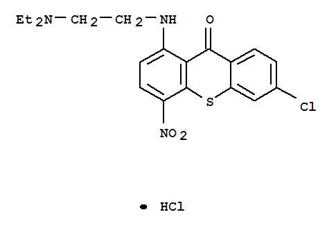 6-chloro-1-{[2-(diethylamino)ethyl]amino}-4-nitro-9H-thioxanthen-9-one