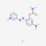 [5-(dimethylamino)-2-(1-methylpyridin-1-ium-3-yl)diazenylphenyl]N,N-dimethylcarbamate iodide