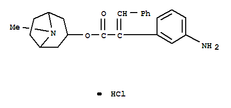 3-{[(2E)-2-(3-aminophenyl)-3-phenylprop-2-enoyl]oxy}-8-methyl-8-azoniabicyclo[3.2.1]octane chloride