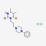 5,6-dimethyl-3-[3-(4-phenylpiperazin-1-yl)propyl]dihydropyrimidine-2,4(1H,3H)-dione hydrochloride