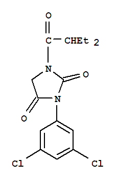 2,4-Imidazolidinedione, 3-(3,5-dichlorophenyl)-1-(2-ethyl-1-oxobutyl)-