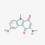 6-hydroxy-9-methyl-3-(methylamino)-1H-carbazole-1,4(9H)-dione