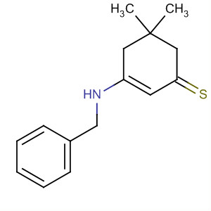 2-Cyclohexene-1-thione, 5,5-dimethyl-3-[(phenylmethyl)amino]-