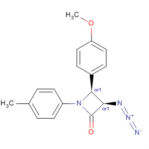 2-Azetidinone, 3-azido-4-(4-methoxyphenyl)-1-(4-methylphenyl)-,(3R,4S)-rel-