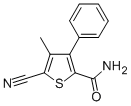 5-CYANO-4-METHYL-3-PHENYL-2-THIOPHENECARBOXAMIDE