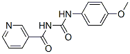 N-[[(4-methoxyphenyl)amino]carbonyl]nicotinamide