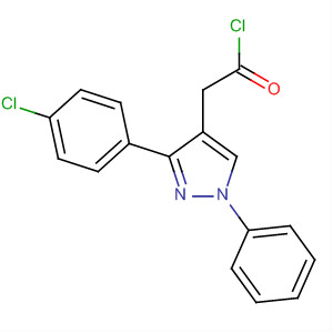 1H-Pyrazole-4-acetyl chloride, 3-(4-chlorophenyl)-1-phenyl-