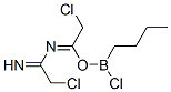 N1-[1-[(Butylchloroboryl)oxy]-2-chloroethylidene]-2-chloroethanimidamide