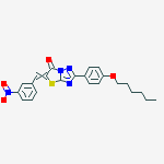 2-(4-hexoxyphenyl)-5-[(3-nitrophenyl)methylidene]-[1,3]thiazolo[3,2-b][1,2,4]triazol-6-one