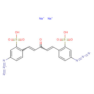 Benzenesulfonic acid, 2,2'-(3-oxo-1,4-pentadiene-1,5-diyl)bis[5-azido-,disodium salt