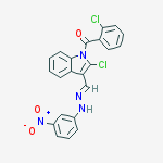 (2-chloro-3-{[2-(3-nitrophenyl)hydrazinylidene]methyl}-1H-indol-1-yl)(2-chlorophenyl)methanone
