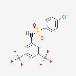N-[3,5-bis(trifluoromethyl)phenyl]-4-chlorobenzenesulfonamide
