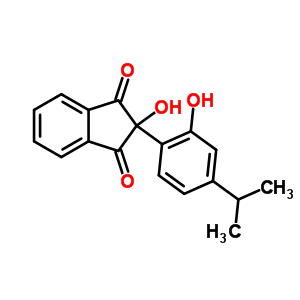 2-hydroxy-2-(2-hydroxy-4-propan-2-ylphenyl)indene-1,3-dione