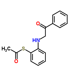 s-{2-[(2-oxo-2-phenylethyl)amino]phenyl} ethanethioate