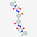 BUTANAMIDE,2,2'-[(3,3'-DIMETHOXY[1,1'-BIPHENYL]-4,4'-DIYL)BIS(AZO)]BIS[N-(CHLOROPHENYL)-3-OXO-