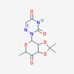 2-[6-deoxy-2,3-O-(1-methylethylidene)hexopyranosyl-4-ulose]-1,2,4-triazine-3,5(2H,4H)-dione