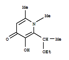 4(1H)-Pyridinone,2-(1-ethoxyethyl)-3-hydroxy-1,6-dimethyl-