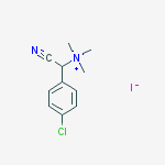 [(4-chlorophenyl)-cyanomethyl]-trimethylazanium iodide