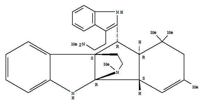 N,N-dimethyl-2-{2-[(4aS,4bR,9bS,10R,10aR)-1,1,3,13-tetramethyl-2,4a,10,10a-tetrahydro-1H,5H-4b,9b-(epiminoethano)indeno[1,2-b]indol-10-yl]-1H-indol-3-yl}ethanamine