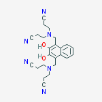 3,3',3'',3'''-[(2,3-dihydroxynaphthalene-1,4-diyl)bis(methanediylnitrilo)]tetrapropanenitrile