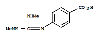 Benzoic acid,4-[[(methylamino)(methylimino)methyl]amino]-