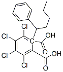 Tetrachlorophthalic acid hydrogen 1-(1-phenylpentyl) ester