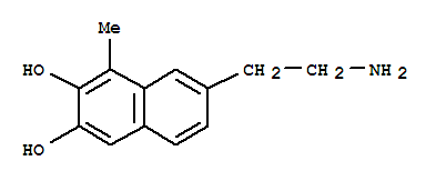 2,3-Naphthalenediol,7-(2-aminoethyl)-1-methyl-