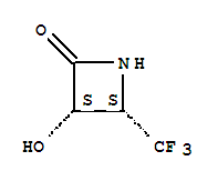 2-Azetidinone,3-hydroxy-4-(trifluoromethyl)-, (3S,4S)-