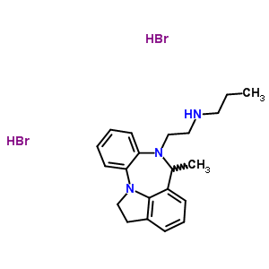 N-[2-(6-methyl-1,2-dihydroindolo[1,7-ab][1,5]benzodiazepin-7(6H)-yl)ethyl]propan-1-amine dihydrobromide