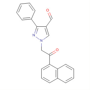 1H-Pyrazole-4-carboxaldehyde, 1-(1-naphthalenylacetyl)-3-phenyl-