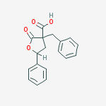 3-benzyl-2-oxo-5-phenyltetrahydrofuran-3-carboxylic acid