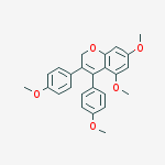 5,7-dimethoxy-3,4-bis(4-methoxyphenyl)-2h-chromene