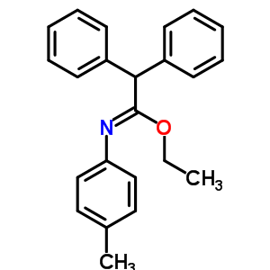Ethyl N-(4-methylphenyl)-2,2-diphenylethanimidate
