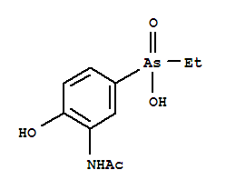 [3-(acetylamino)-4-hydroxyphenyl]ethylarsinic acid