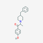 1-(4-Hydroxyphenyl)-2-[4-(phenylmethyl)-1-piperidinyl]-1-propanone