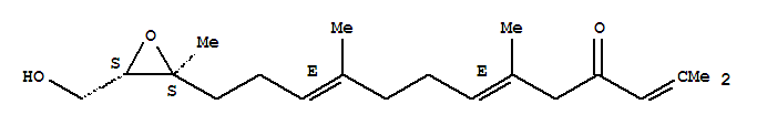 2,6,10-Tridecatrien-4-one,13-[3-(hydroxymethyl)-2-methyloxiranyl]-2,6,10-trimethyl-, [2a(6E,10E),3b]-