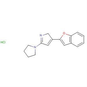 2H-Pyrrole, 3-(2-benzofuranyl)-3,4-dihydro-5-(1-pyrrolidinyl)-,monohydrochloride