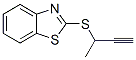 Benzothiazole, 2-[(1-methyl-2-propynyl)thio]- (9CI)