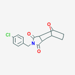 EXO,CIS-N-(4-CHLOROBENZYL)-7-OXABICYCLO[2.2.1]HEPTANE-2,3-DICARBOXIMIDE