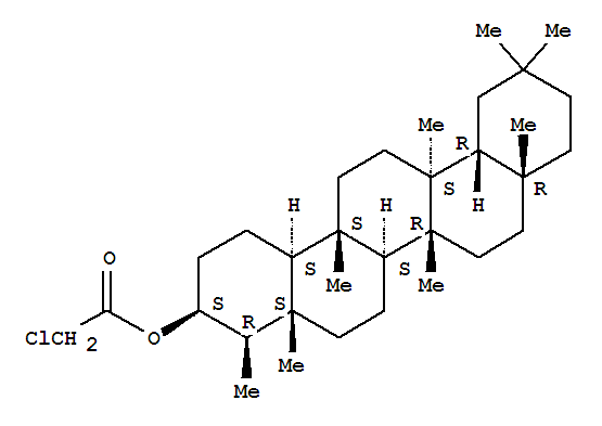 4,4a,6b,8a,11,11,12b,14a-octamethyldocosahydropicen-3-yl chloroacetate