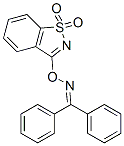Benzophenone O-[(1,2-benzisothiazole-1,1-dioxide)-3-yl]oxime