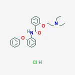 2-[2-(diethylamino)ethoxy]-N-(2-phenoxyphenyl)benzamide hydrochloride